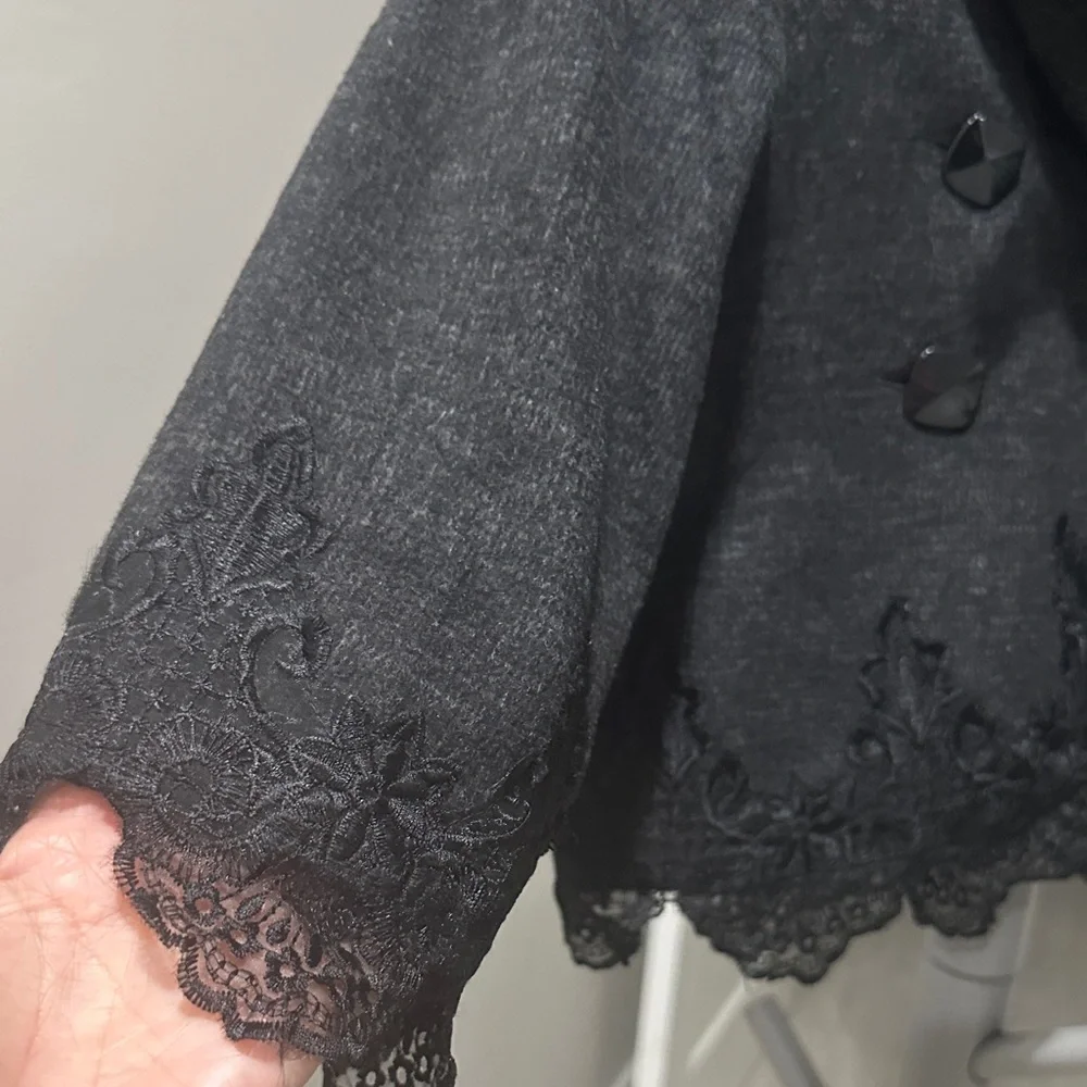 Jak & Rae Wool & Lace Jacket - Picture 5 of 9